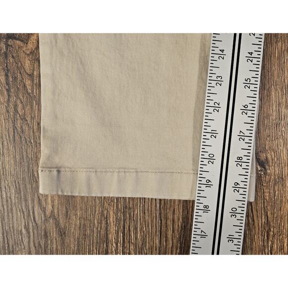 L.L. Bean Pants Khaki Lakewashed Chino Stretch Standard Fit NEW Mens Large 30" - Picture 7 of 9